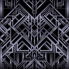 Vintage background. Retro style seamless pattern of 1920s