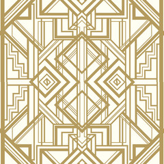 Vintage background. Retro style seamless pattern of 1920s