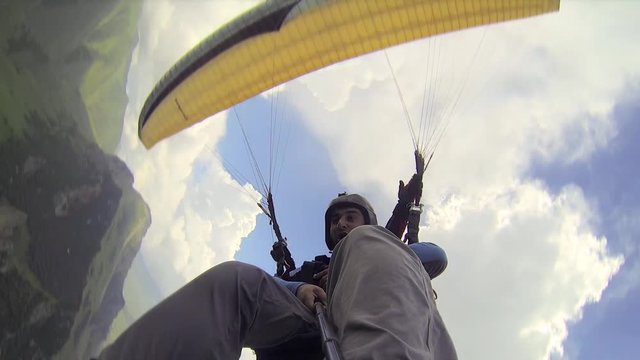 Tandem Paragliding in the Mountains