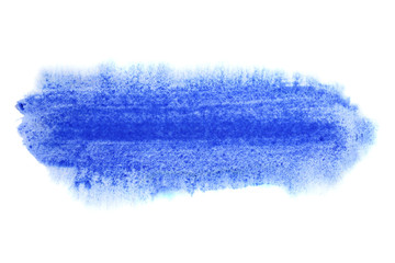 Blue brush stroke