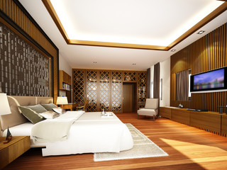 3d rendering of interior bedroom