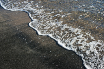 Black sand mud baths found with sea sand
