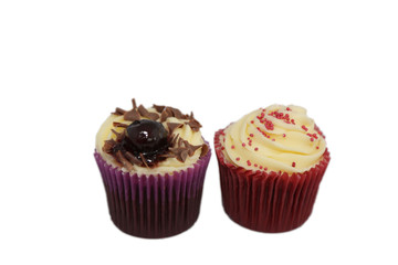pair of cupcakes  