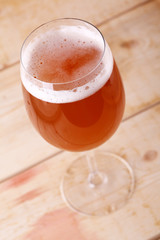 Beer in a wine glass
