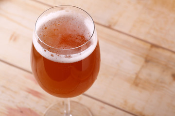 Beer in a wine glass