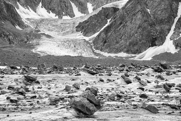 Alpine landscape in Altai Mountains, Siberia, Russian Federation