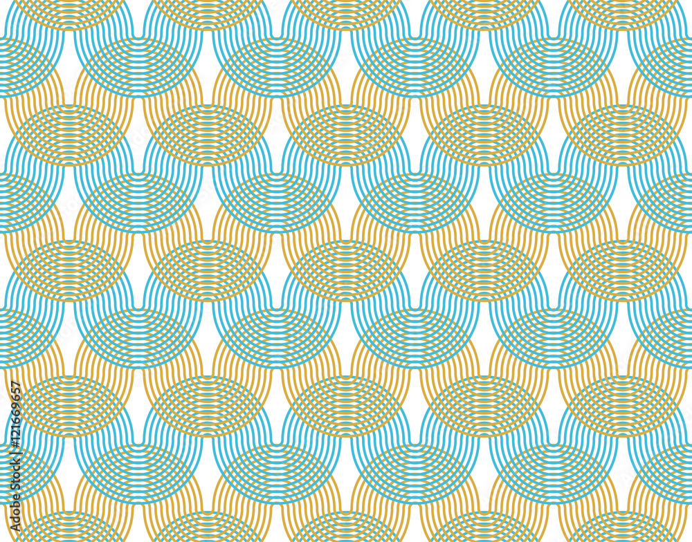 Fototapete abstract background. undulating curves are intertwined. simple and easy pattern. horizontal orientat