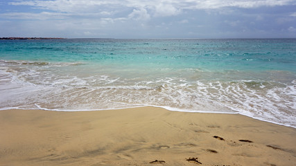 tropical beach in africa
