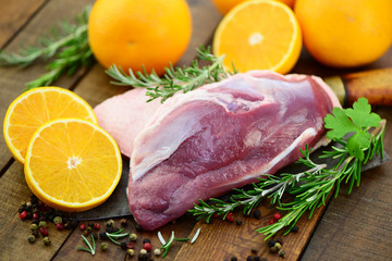 Geflügel Gans Braten