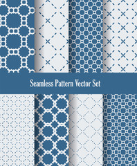 abstract blue and white dotted lines