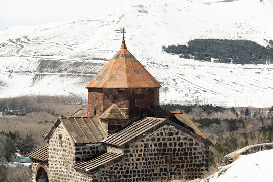 Ancient monastery Sevanavank in Armenia