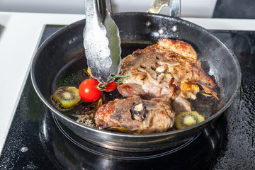 Meat with vegetables