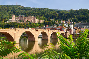 Heidelberg: Alte Brücke und Schloss