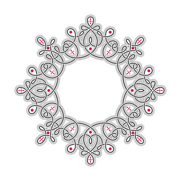 Radial liear pattern or vignette