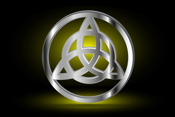 Triquetra symbol ,
