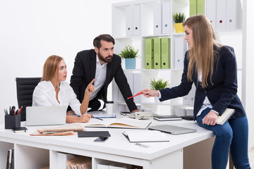 Business meeting in progress