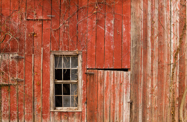 Old Red Barn for Background 