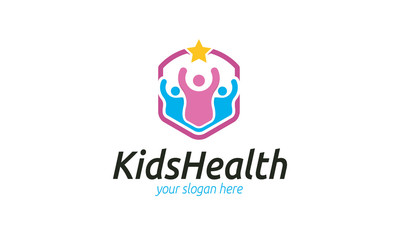 Fototapeta premium Kids Health Logo