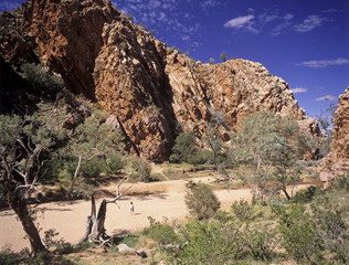 emily gap gorge,Northern Territory, Australia.