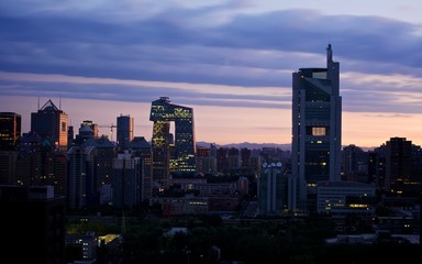 Fototapeta premium Beijing at Dusk