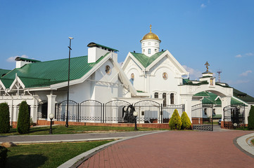 Fototapeta na wymiar St. Cyril of Turov temple in Minsk