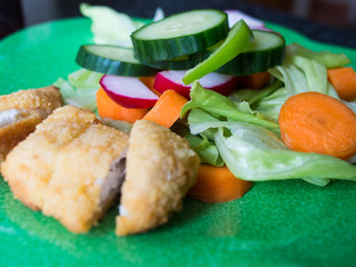 Plate of Food For Lunch