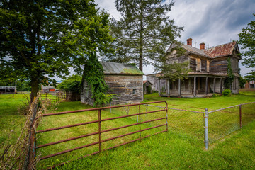 Abandoned house in Elkton, in the Shenandoah Valley of Virginia.