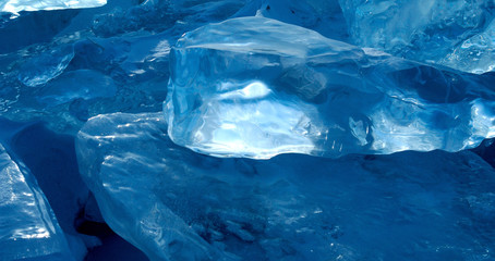 Winter. Extremal cracks on Ice of Lake Baikal. thickness of about one meter. . Ice storm. Used toning of the photo. 