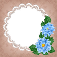 Retro greeting card template