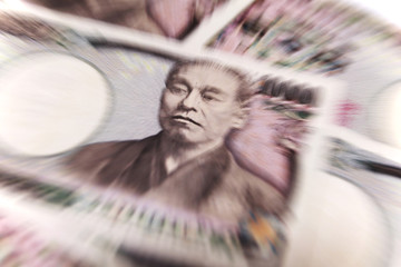 Obraz premium 一万円札・ズーム