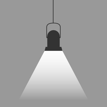 vector photographer studio lighting equipment icon 