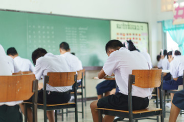 Asian students classroom