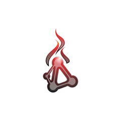 Power Catalyst Logo Vector Image Icon