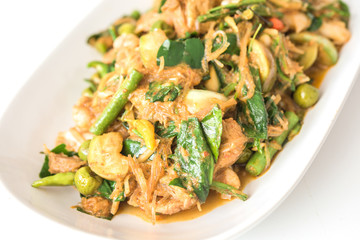 Mixed Vegetable Curry with Pork (Northern Thai Cuisine)
