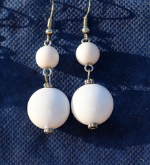 cheap jewelry at a flea market.