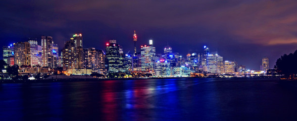 Fototapeta na wymiar Sydney's Night Lights