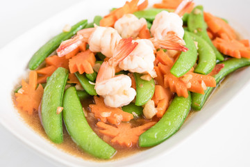 Stir-Fried Green Bean with Shrimp