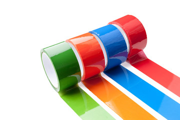  colored tape in large rolls