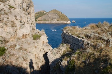 Fototapeta na wymiar Punta Campanella in Penisola Sorrentina - Costiera Amalfitana