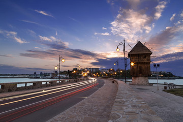 Nessebar city at the Black sea coast