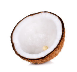 coconut isolated on the white background