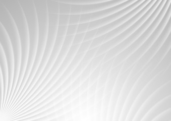 Naklejka premium Abstract light grey swirl vector background