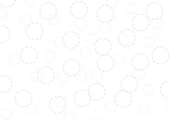 Light grey tech circles vector background