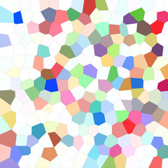 Playful mosaic abstract background