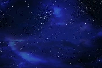 Fototapeta na wymiar night sky with stars.