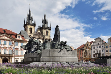 Fototapeta na wymiar Jan Hus Denkmal | Prag