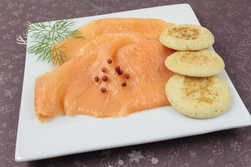 saumon fumé et blinis 25092016