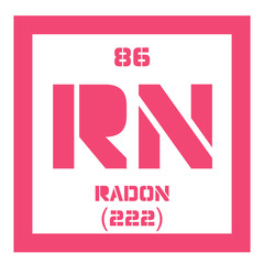 Radon chemical element