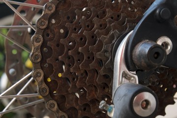 bike rust gear