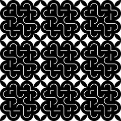 Design seamless monochrome decorative pattern